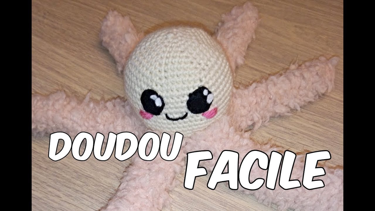 Tuto : tricoter et crocheter un doudou [ très facile ] Une petite