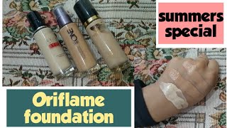 Oriflame Foundation Swatches and difference | Best Foundation For Summers | Director Rabail screenshot 4