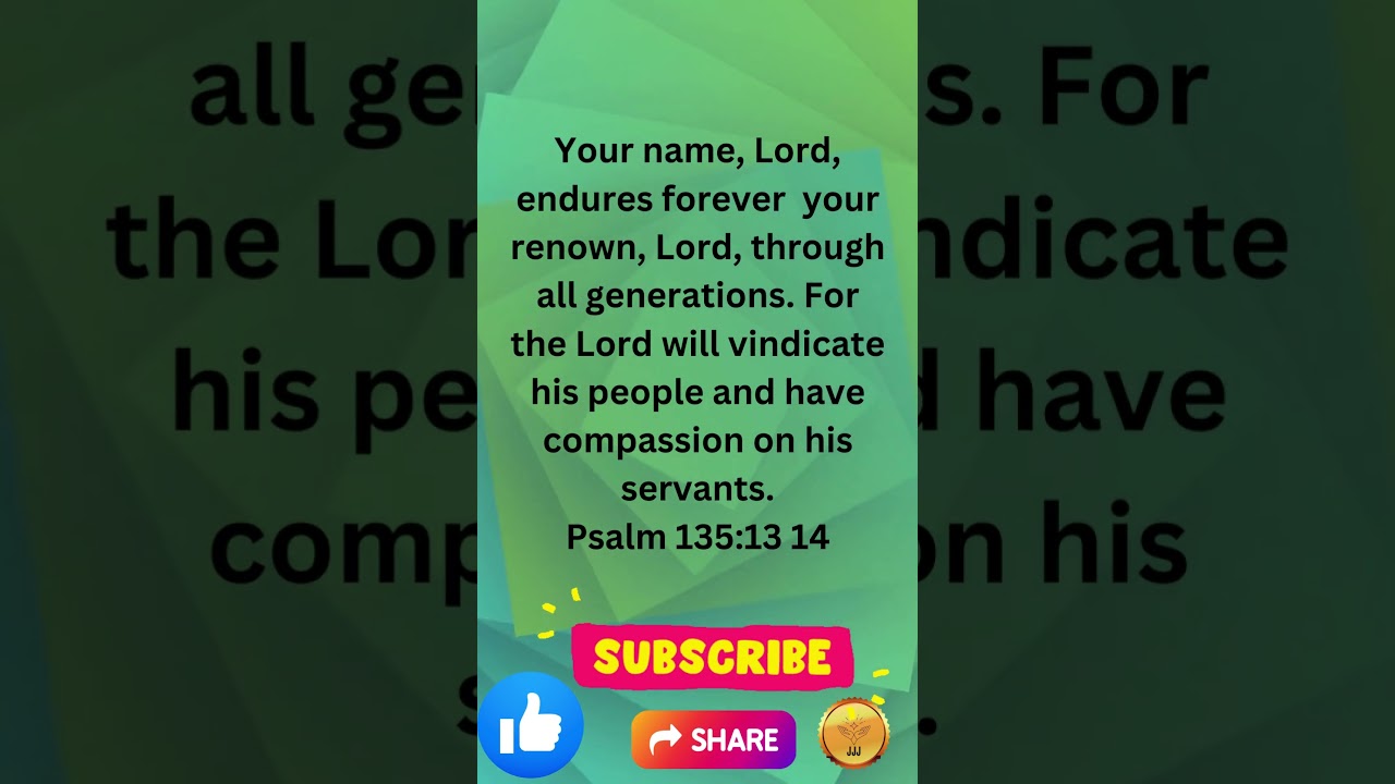 Your name, Lord, endures forever your renown,