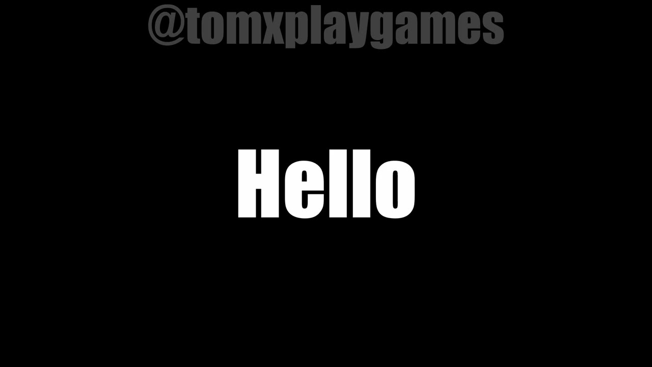 Tomx's editing preview