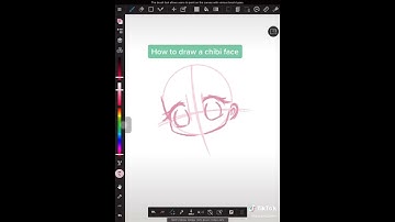 How to draw a chibi face tutorial i found on Pinterest (NOT MINE!!)