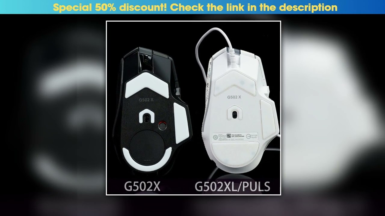 for Logitech G502X Mouse Skates Mouse Feet Pad 1Pack Replacement Mice Glide Feet Ultra Compact