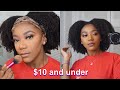 FULL FACE USING DRUGSTORE MAKEUP | EVERYTHING UNDER $10