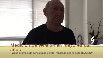 ¿Cuál debería ser mi tensión a los 65 años?