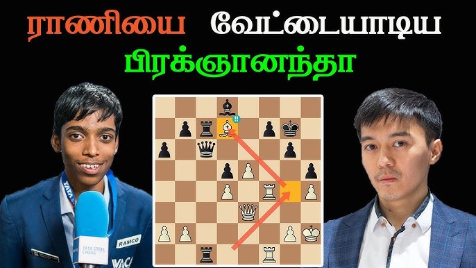 Maxime lagarde vs Praggnanandhaa R,World Cup 2023 , Tamil Chess Channel ,  Sathuranga Chanakyan 