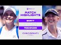 WTA Cincinnati 2021: Barty vs Teichmann's HIGHLIGHTS