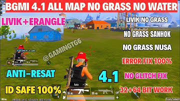 BGMI 4.1 NO GRASS CONFIG FILE | NO GRASS CONFIG BGMI 4.1 | BGMI 4.1 NO GRASS NO RECOIL CONFIG 