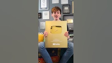History of the Gold Play Button #shorts