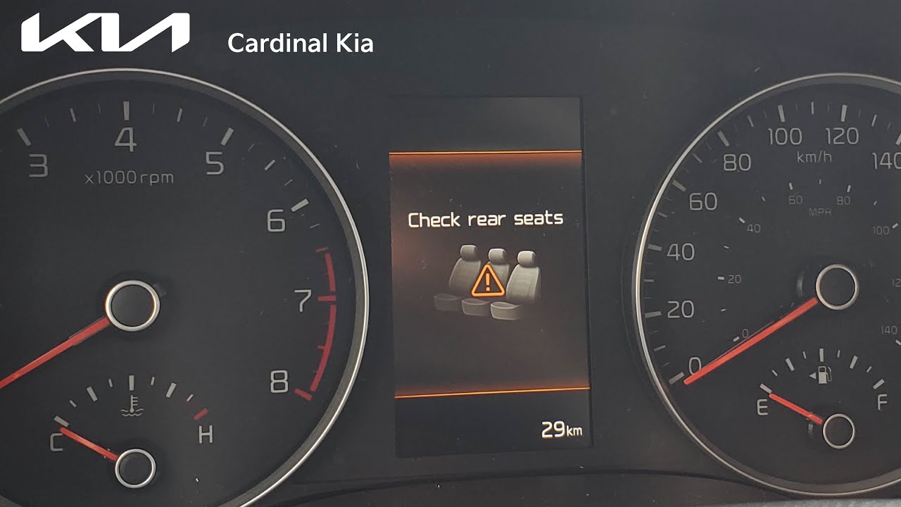 CK 2022 Kia Rio5 How To Use Your Rear Seat Occupant Alert! YouTube