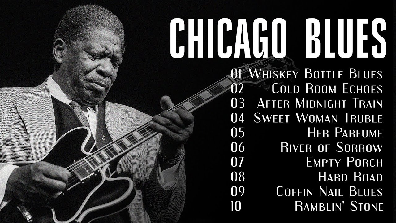 Relaxing Whiskey Blues Music 🎸Best of Chicago Blues Collection