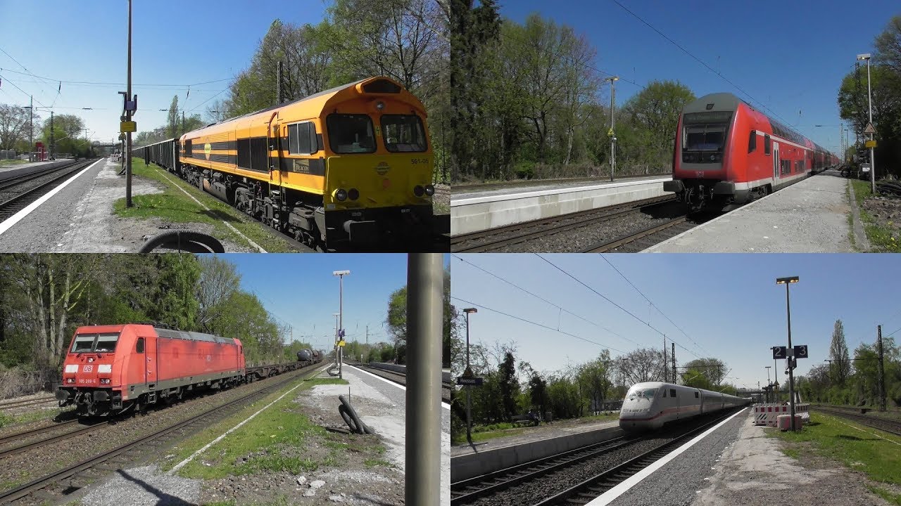 Bahnverkehr im Bahnhof Heessen | Trains in Heessen mit ICE2, Intercity2,Regionalverkehr & Güterzügen
