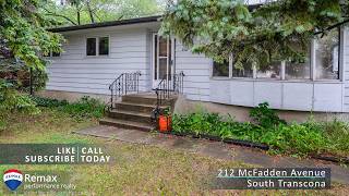 House For Sale at 212 McFadden Avenue in South Transcona Winnipeg