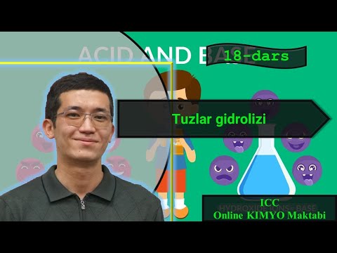 Tuzlar gidrolizi | 18-dars