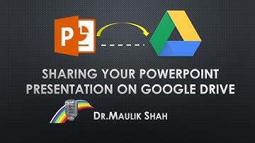 Sharing Power Point (ppt) on google drive