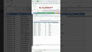 No XLOOKUP in Excel? Use INDEX-MATCH
