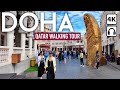 DOHA Qatar 4K Walking Tour Souq Waqif Downtown 