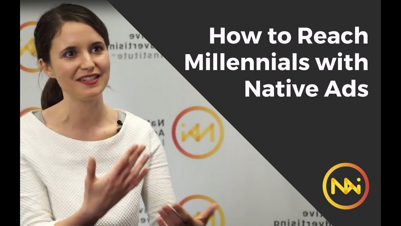 How to reach millennials with native ads -  with Rita Orschiedt