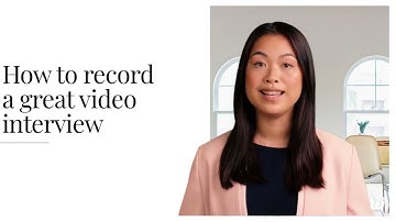 Hints & Tips for completing a video interview (EN)