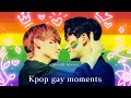 Kpop idols being gay mostly giving kisses  boy groups edition