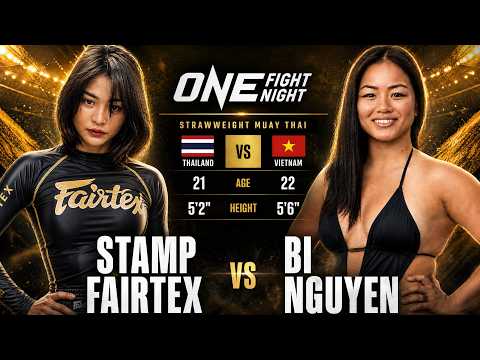 The Sound Of Those SHOTS were INSANE 👊🔊 Stamp Fairtex vs. Bi Nguyen | Full Fight