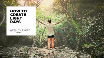 How to Create Light Rays | Affinity Photo Tutorial