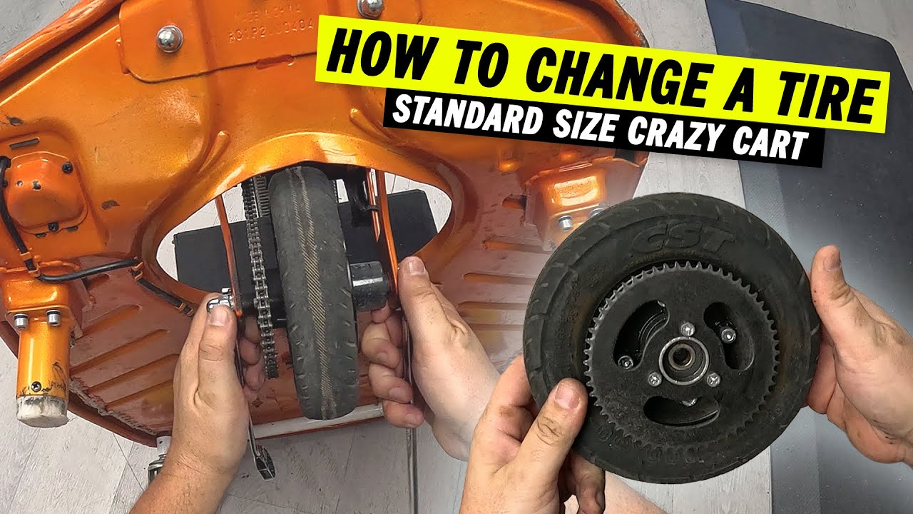 How to Change a Tire on the Standard Size Crazy Cart