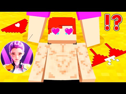 JJ LOVE STORY RUMI KPOP DEMON HUNTERS in VILLAGE?! Minecraft Maizen JJ & Mikey