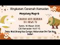 Rangkuman Ceramah Ramadhan 16 Maret 2026 Ringkasan Ceramah Cahaya Hati Berbuka INews TV
