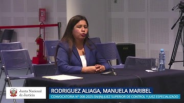 #Envivo | Convocatoria N.°008-2025-SN/JNJ: Entrevistas Personales 16-12-2025 (Turno mañana)