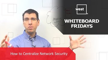 Whiteboard Fridays: How to Centralize Network Security