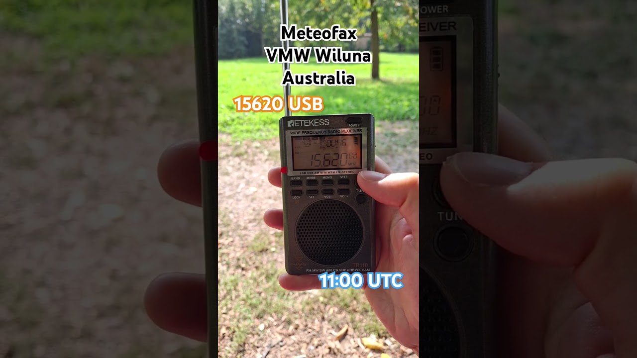 VMW Wiluna Meteofax sul Retekess TR110 #radio #worldradio #retekess  #meteofax