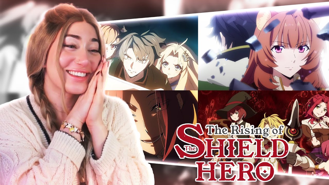 First Time REACTION to THE RISING OF THE SHIELD HERO Openings & Endings (1-4)