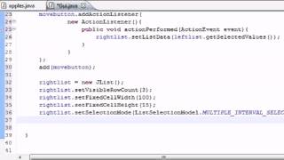 Details Java Programming Tutorial   73   Moving List Items Program Guide