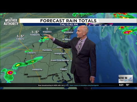 Jacksonville Fl Rain Totals