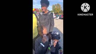 Ginger shot Challenge at Dare 2 Dance Trunk or Treat.. Camden NJ