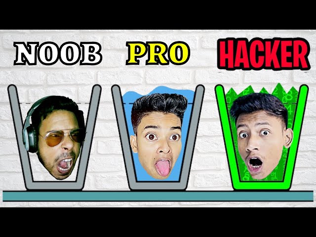 Can I Go NOOB vs PRO vs HACKER In HAPPY GLASS!? | Subroto Gaming | The Bangla Gamer | Sokher Gamer class=