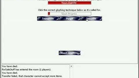 Ladderslasher Glyphing fail