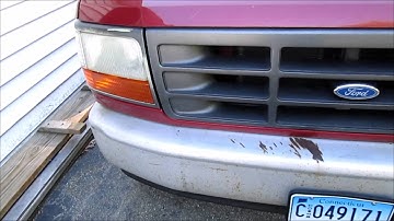 Radiator Core Support Replacement 1996 F150 Part 2 - Off to the body shop