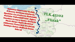 Katowice-Gdańsk Główny I TLK 45102 ,,Flisak" I EP07-534/754 046-1 I 3.09.2023