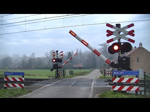 Spoorwegovergang Leuvenheim // Dutch railroad crossing