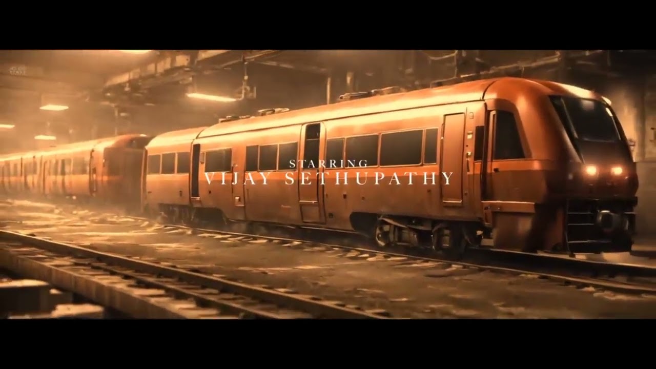 Train Title Motion Poster | 4K | Vijay Sethupathi | Mysskin | Kalaippuli S.Thanu | V Creation