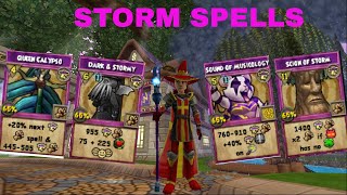Wizard101: All Storm Spells In Action