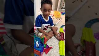 Tyler community! #cognitiveskills #lego #magnet #forfun #playtime