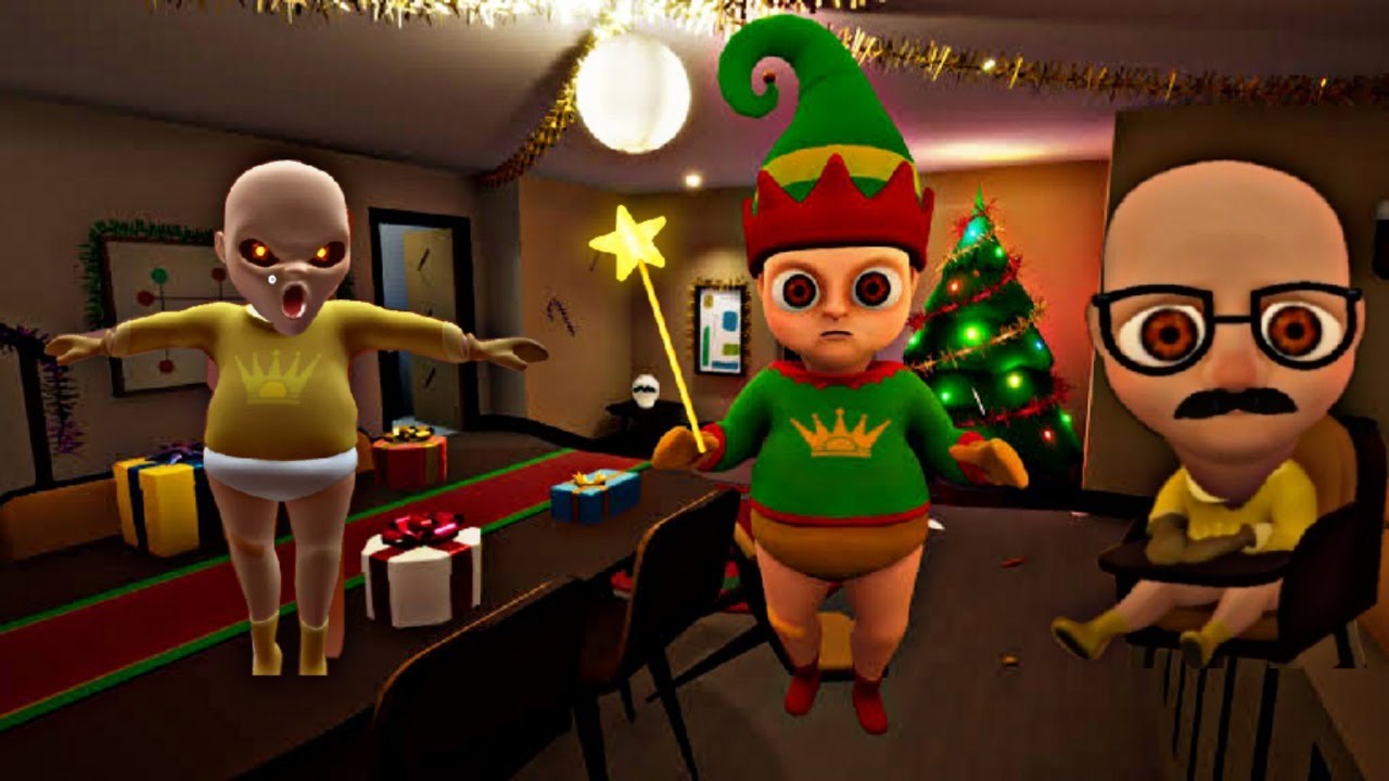 البيبي الملبوس بقى عملاق l فتح صندوق الهدايا l لعبة البيبي الملبوس the baby in the yellow