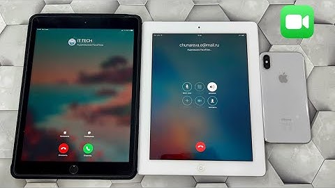 Incoming FaceTime Call iPad 8 2021 & iPad 2