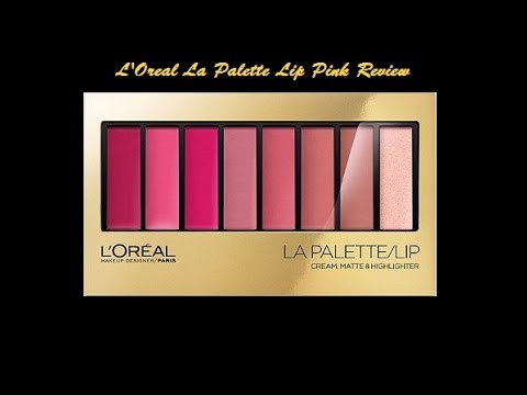 Video: L’oreal Paris Color Riche La Palette Revisión de la paleta de labios rosa