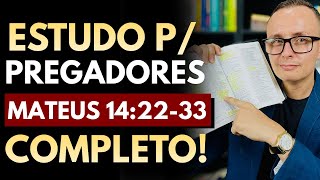 BIBLE STUDY MATTHEW 14:22-33 (JESUS ​​WALKS ON WATER) | Pastor Thalles Villas