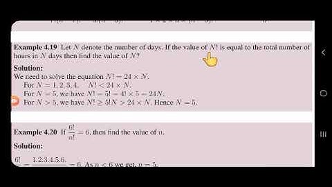 CLASS XI/ MATHS /UNIT 4 /combinatorics and mathematical induction/Example 4.19