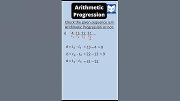 How to check a sequence is in Arithmetic Progression in Tamil? | Part- 1| Class 10 Maths Chapter 2