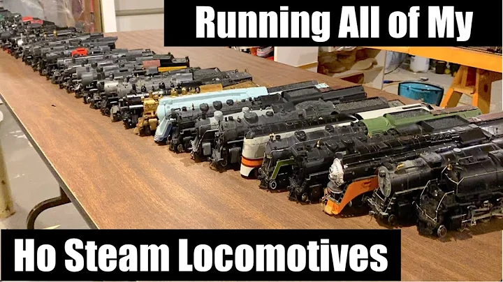 Running All of My Ho Steam Locomotives - Part 1
